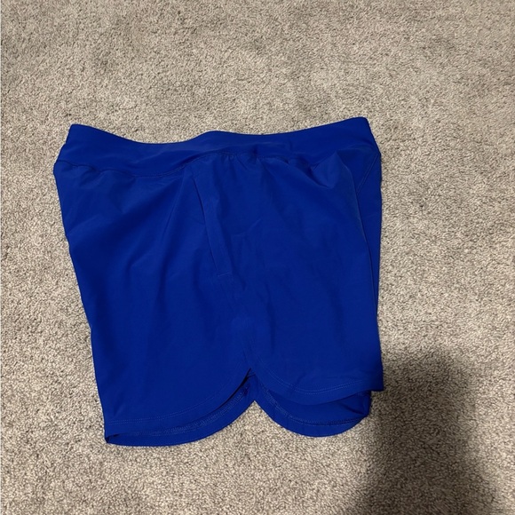 Lands' End Women's 3” Quick Dry Elastic Waist Board Swim Shorts Athletics Size L - Picture 2 of 5